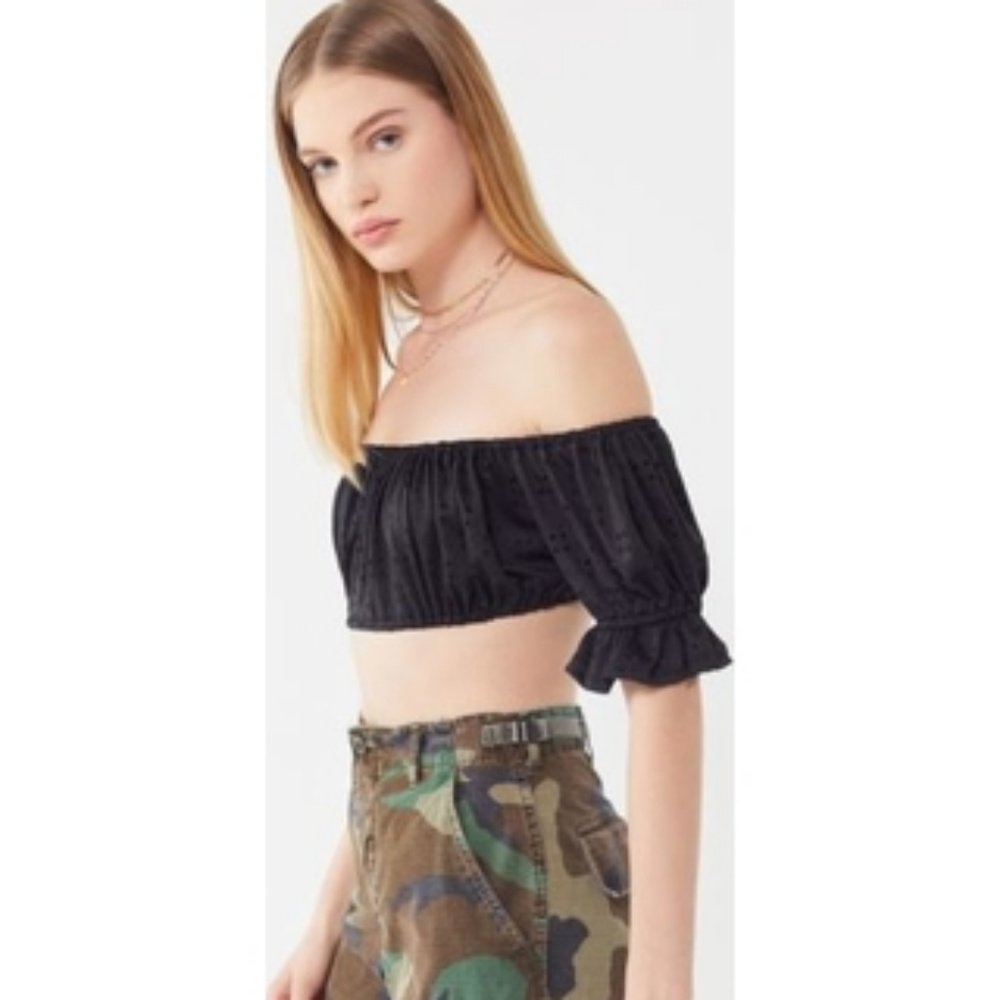 Urban Outfitters black crop top